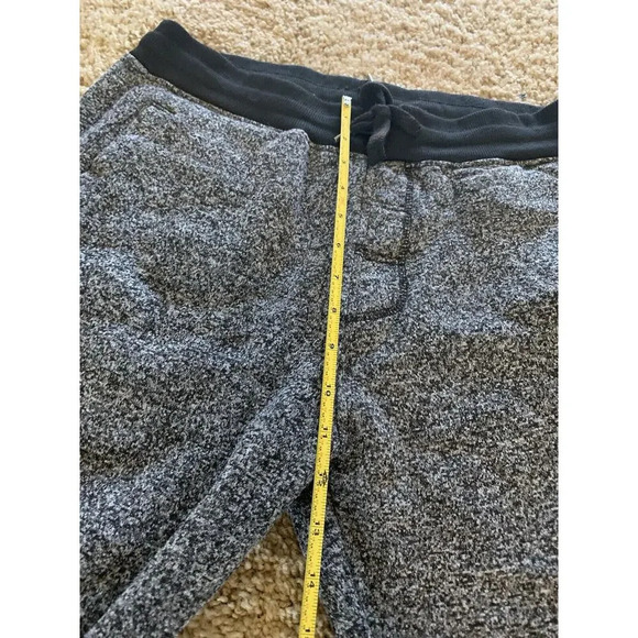 South Pole Joggers Mens Lined Sweatpants Size XL Marled Black Pant - Picture 3 of 7